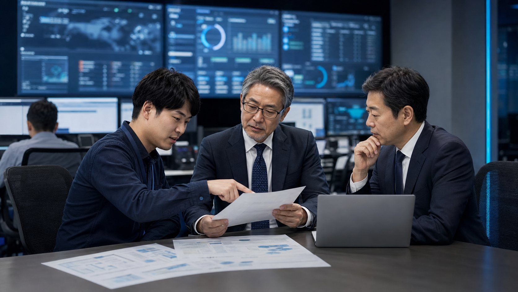 SOC・MSSP事業のM&Aで監視体制と引継ぎ資料を確認する関係者