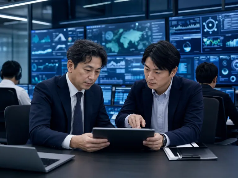 SOCとMSSP事業の運用体制を確認する担当者とアドバイザー