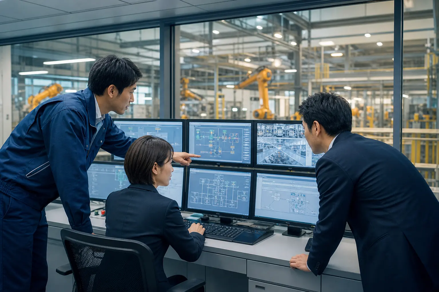 OTセキュリティ M&Aで工場と産業制御システムの承継を協議する実務チーム